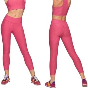 Outdoor Voices Warm Up Athletic Leggings Flamingo Pink Womens Activewear Medium